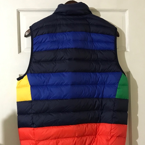 Polo Ralph Lauren Multicolor Polo Track PufferVest - Picture 2 of 5